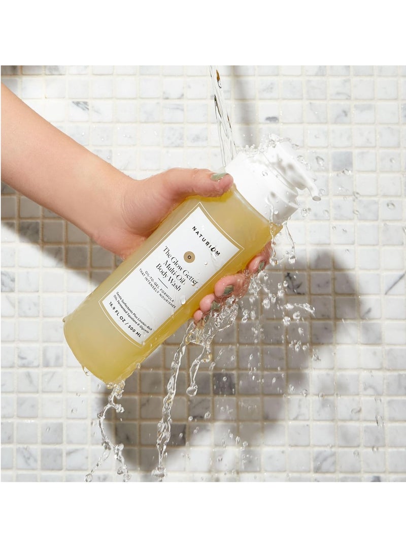 NATURIUM - Naturium The Glow Getter Multi-Oil Hydrating Body Wash, Gentle Cleanser, 16.9 oz - Image 1