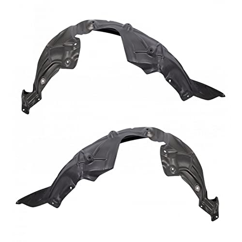 TRQ Front Inner Fender Liner Set Compatible with 2016 Scion iA 2019-2020 Toyota Yaris 2017-2018 Yaris iA TO1248226 TO1249226 - Image 1
