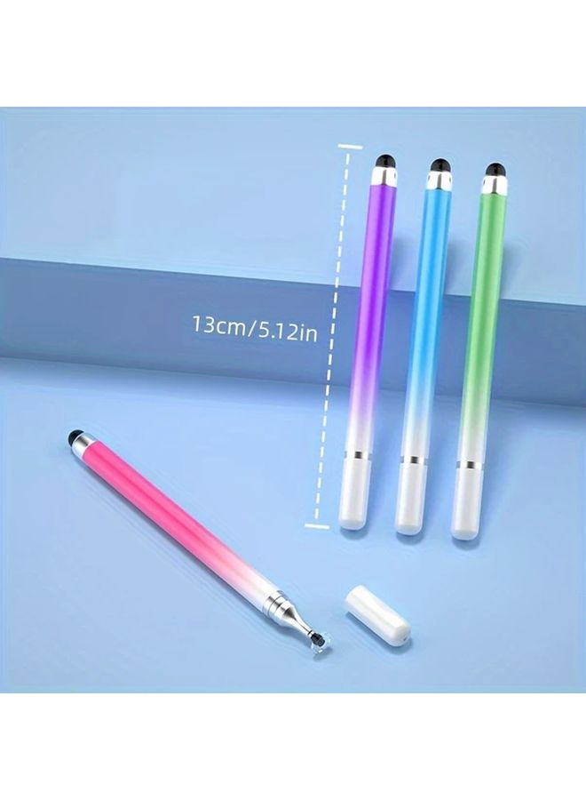 2pcs Green Gradient Stylus Pens For Ipad Touch Screen Compatible Smooth Art Office Writing Cute Pens - Image 3