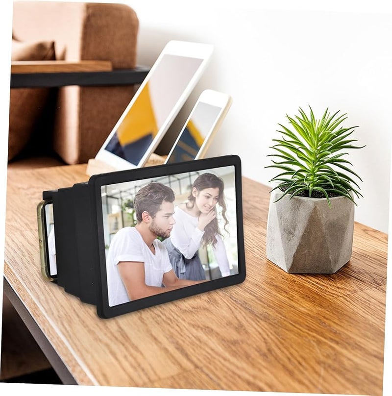 قطعتان مكبر شاشة هاتف محمول محمول مع تقنية بصرية عالية الدقة للأفلام والألعاب - Image 5