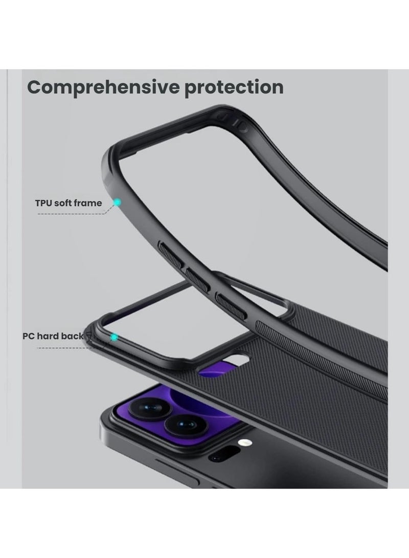 general Magnetic Phone Case Compatible with Xiaomi 17 Pro 5G 【Supports Wireless Charging】【Textured Raised Dots】 Xiaomi 17 Pro TPU + PC Dual-Layer Protective Case - Image 4