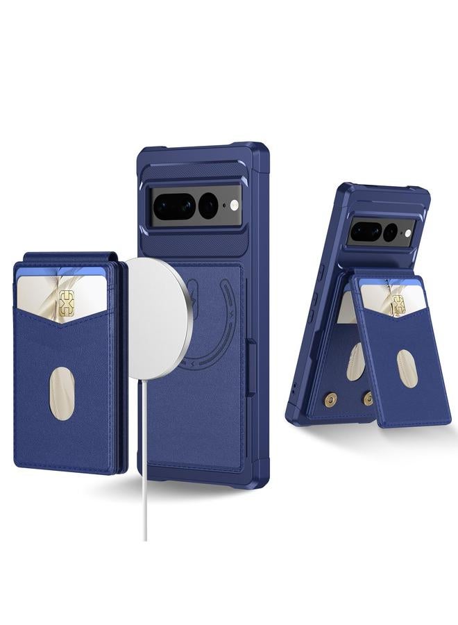 Green Tiger Case For Google Pixel 7 2-in-1 RFID Wallet Magnetic MagSafe Leather Phone Case - Image 1