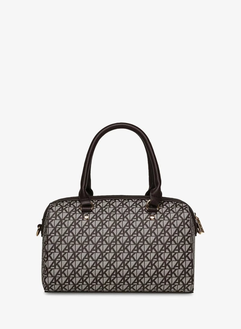 ANNE KLEIN  Anne Klein Monogram Patterned Satchel Bag for Women | Best Price UAE