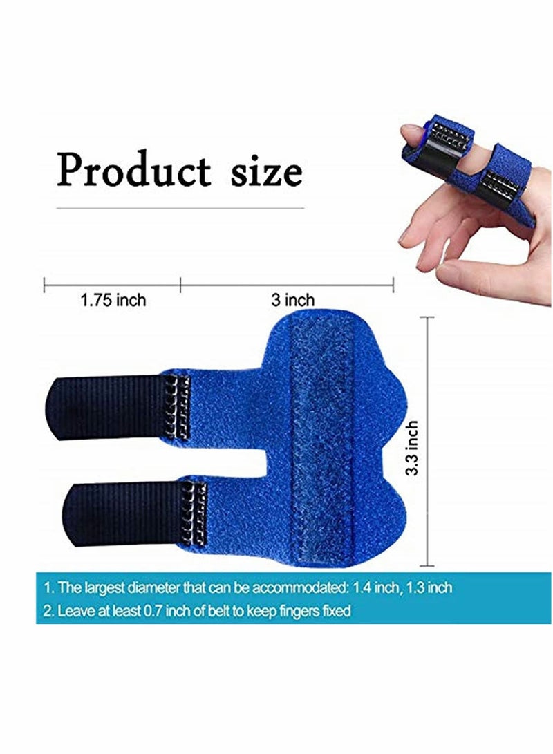 NIBEMINENT Finger Splints, 3 Pcs Straightener Support Stabilizer Brace for Broken, Strained, Sprained, Swollen Fingers, Arthritis, or Tendinitis, Pain Relief from Stenosing Tenosynovitis - Image 3