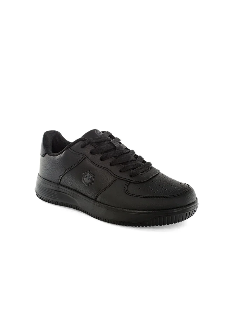 Lumberjack Lumberjack Women's Black Casual Sneakers – Lightweight Lace-Up Everyday Fashion Shoes