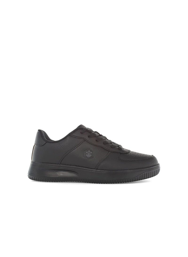 Lumberjack Women's Black Casual Sneakers – Lightweight Lace-Up Everyday Fashion Shoes - Image 1