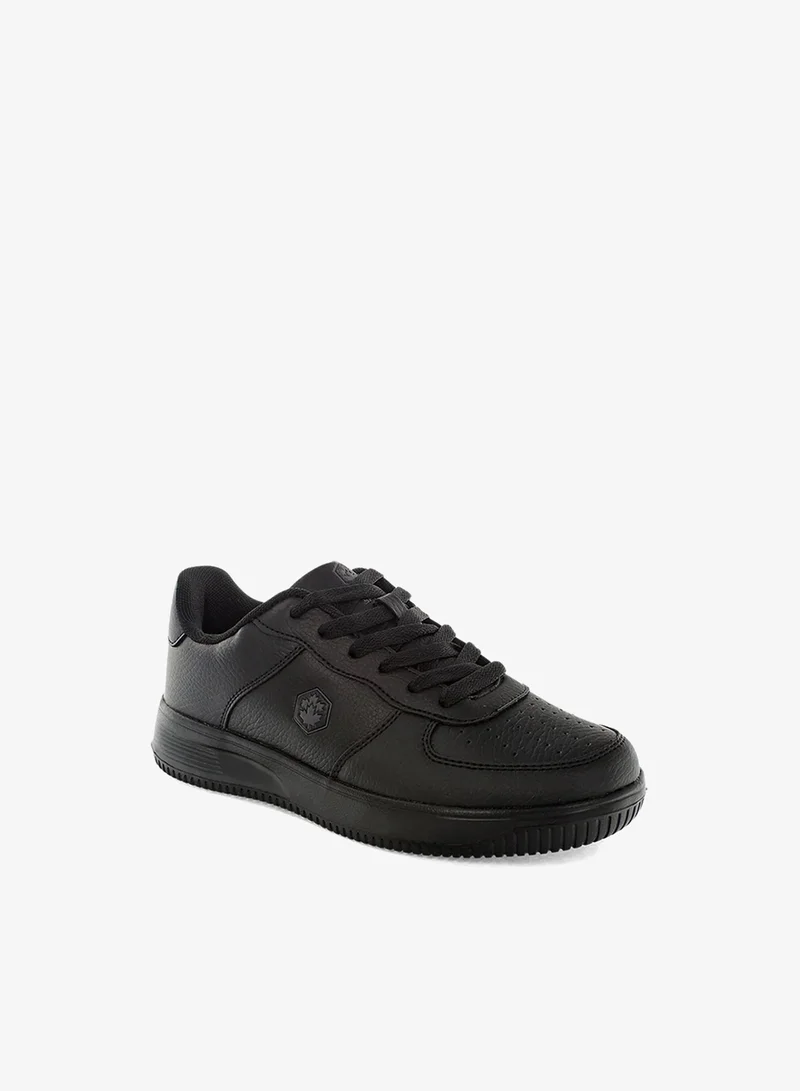 Lumberjack Lumberjack Women's Black Casual Sneakers – Lightweight Lace-Up Everyday Fashion Shoes