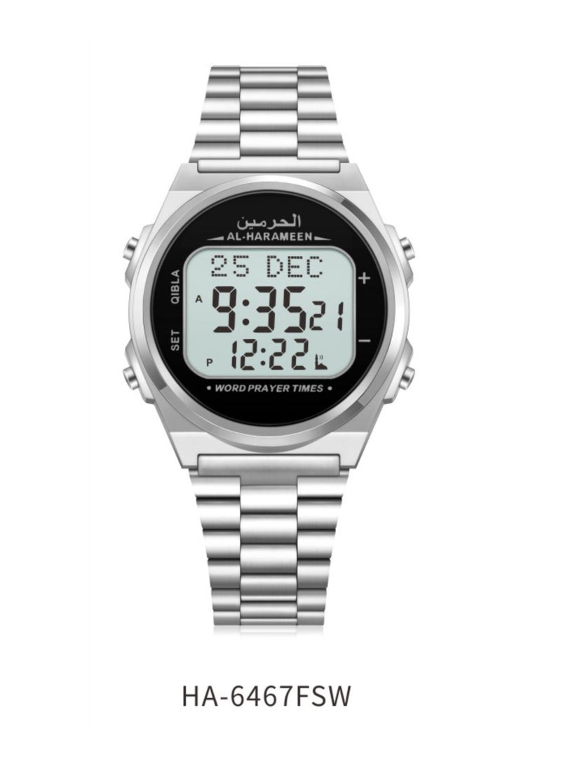 HARAMEEN - Worldwide Prayer Times Digital Wrist Watch - Image 1