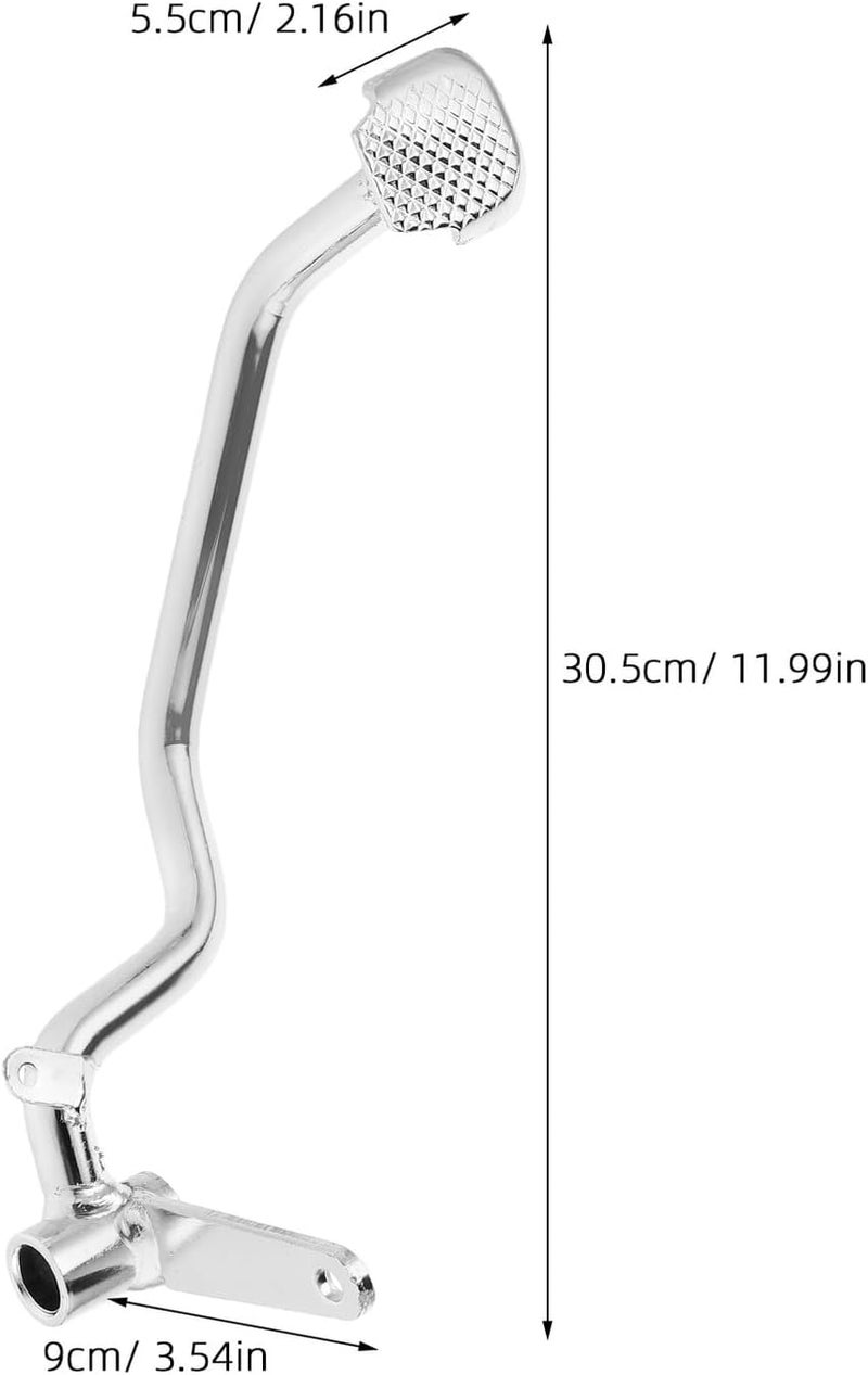 Yardwe Motorcycle Rear Brake Pedal Lever Universal Anti-slip Foot Pedal Lever for Dirt Bikes and Motorcycles Rear Foot Brake Replacement Parts - Image 2