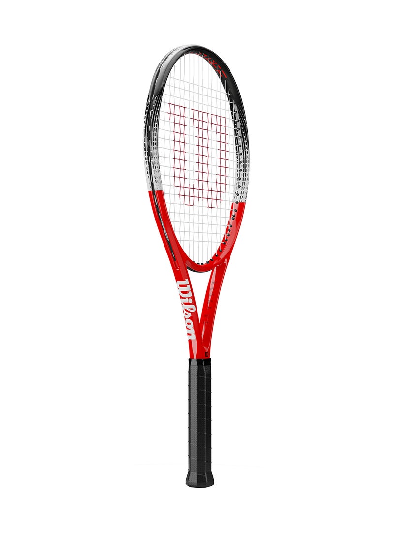 Wilson Pro Staff Precision Rxt 105 Tennis Racket, 16x19, Adults, Beginners/ Intermediate - Black/ Red/ White - Image 2