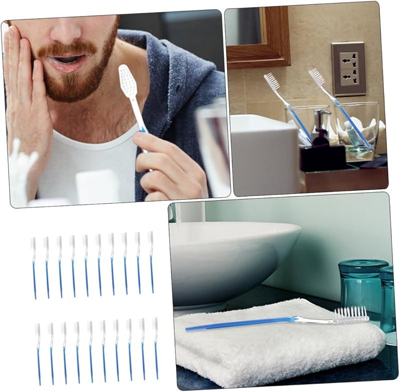 50 Pack Disposable Travel Toothbrushes With Soft Bristles And Case For Hotel Camping - Image 4