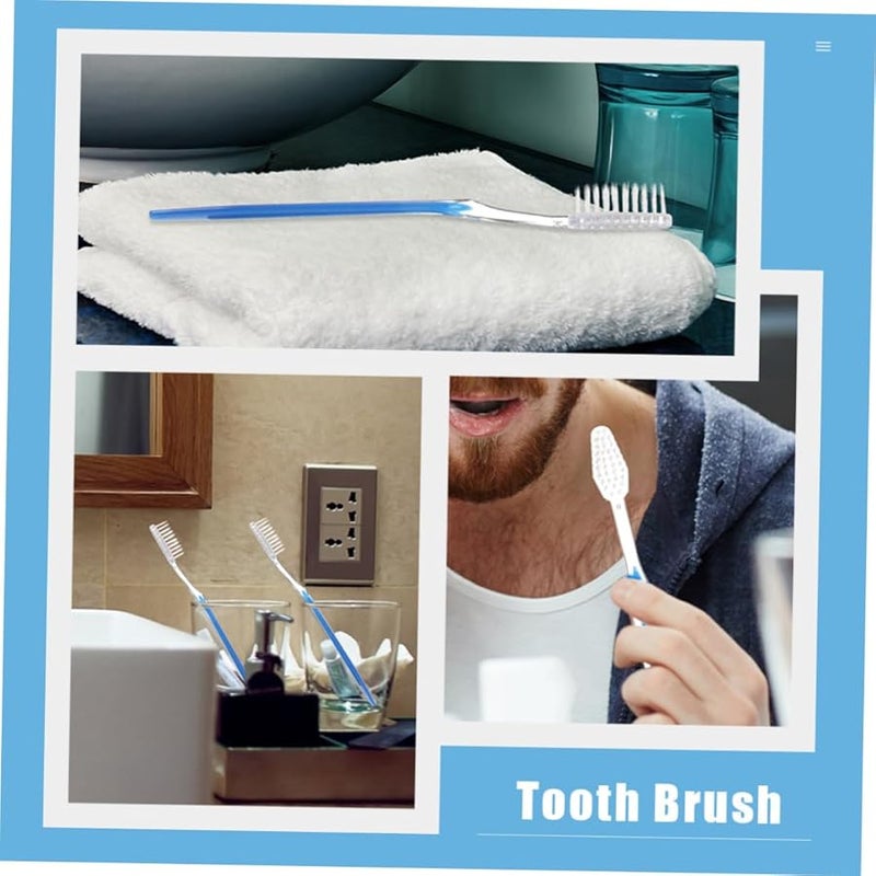 50 Pack Disposable Travel Toothbrushes With Soft Bristles And Case For Hotel Camping - Image 3