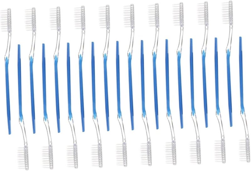 50 Pack Disposable Travel Toothbrushes With Soft Bristles And Case For Hotel Camping - Image 1