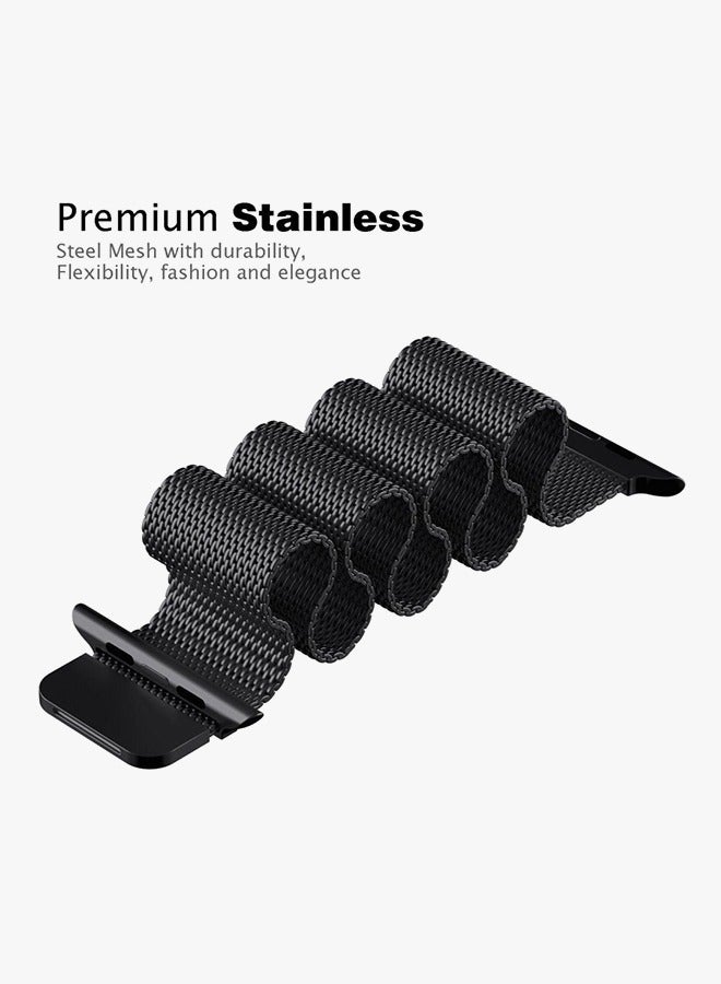 Band  for Apple Watch 49mm 45mm 44mm 42mm Stainless Steel Metal Strap Milanese Loop Alloy Replacement iWatch Series 8/ultra/ultra2/7/SE/6/5/4/3/2/1  - Image 4