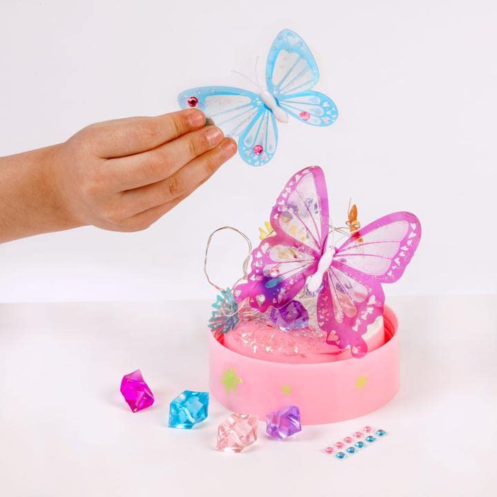 Creativity for Kids Butterfly Fairy Lights Craft Kit - Makes 1 Butterfly Night Light for Kids (Ages 7+) - Image 3
