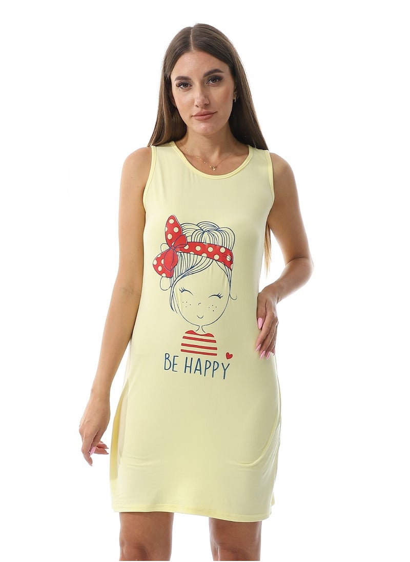Caesar Home Wear Sleep Shirt Cash Mayo Dress Printed Photo  - Image 1
