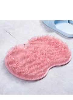HEXABEX Silicone Bath Massage Pad, Foot & Back Brush Shower Scrubber, Wall Mounted Body Back Scrubber with Non-Slip Suction Cups, Deep Cleansing Body Skin  - Image 2