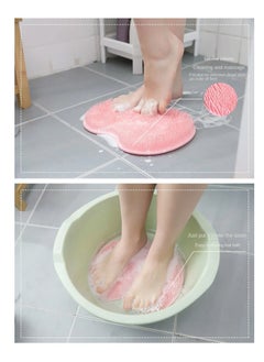 HEXABEX Silicone Bath Massage Pad, Foot & Back Brush Shower Scrubber, Wall Mounted Body Back Scrubber with Non-Slip Suction Cups, Deep Cleansing Body Skin  - Image 5