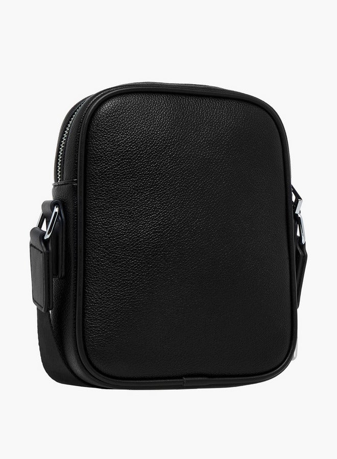 DUCHINI Solid Crossbody Bag with Adjustable Strap  - Image 3