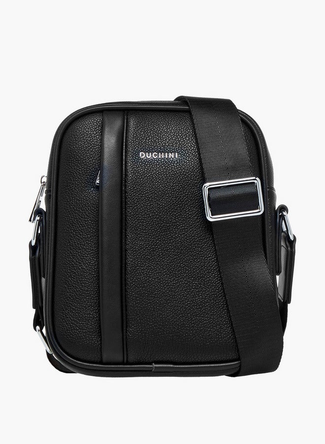 DUCHINI Solid Crossbody Bag with Adjustable Strap  - Image 1