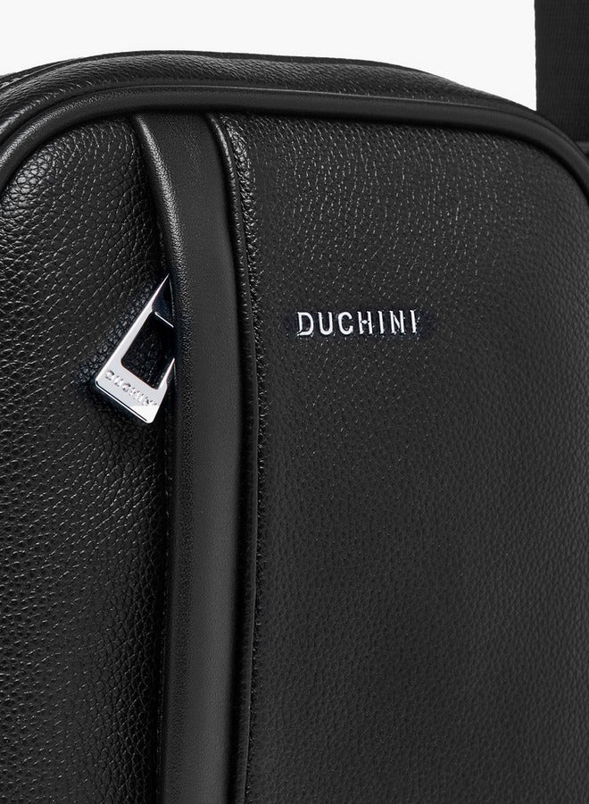 DUCHINI Solid Crossbody Bag with Adjustable Strap  - Image 4