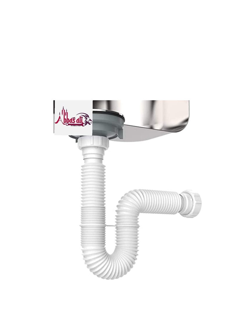 ABBASALI Flexible Drain Pipe Extension Sink Expended Drain Tube Hose (1.1/4 Inch)  - Image 4