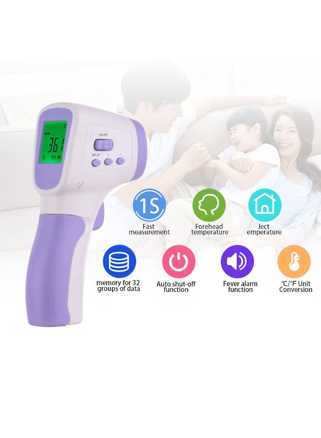 ترمومتر ET-900 الرقمي المحمول - قياس بـ الأشعة تحت الحمراء بدون تلامس - دقة عالية ومنبه ذكي للحمى - Image 2