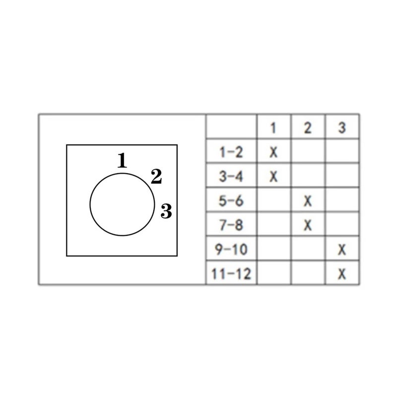 LW28 32 32A 4P 16 محطة طرفية كام دوارة تحويل لوحة التحكم المركبة 1 2 3 - Image 3