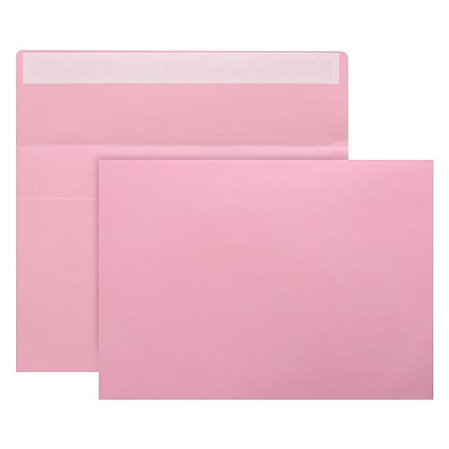 xflyxin 50 Packs A7 Envelopes,5x7 Envelopes for Invitations,Printable invitation envelope,Photos, postcards, greeting cards, mailings, Wedding Self-sealing (pink), Pink,White, ‎‎mf003 - Image 1