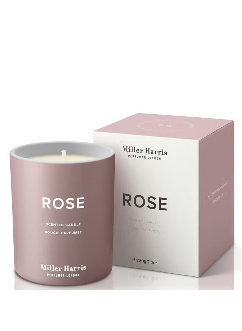 Miller Harris Rose Scented Candle 220g - Image 2