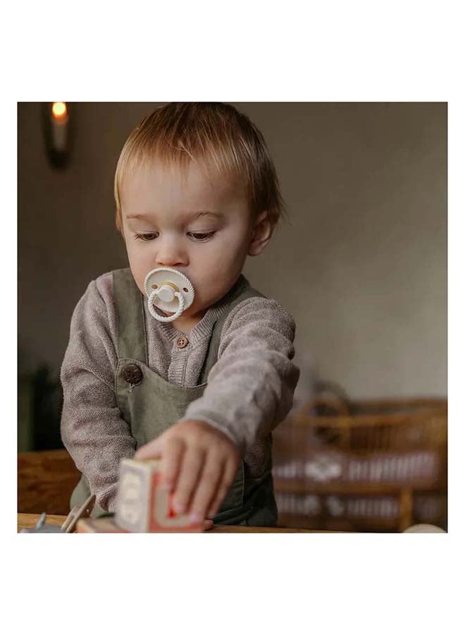 FRIGG Rope Silicone Baby Pacifier 0-6M 1-Pack Cream - Cream - Size 1 - Image 3