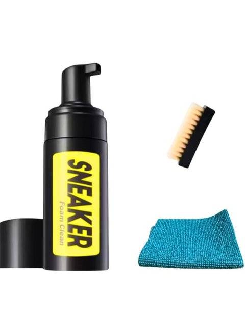 Premium Liquid Foam Shoe Cleaning Kit for Sneaker Cleaning, Waterless Foam Care Kit for Sneaker, Suitable for All Types of Shoes, Easy to Use Shoe Cleaning Solution