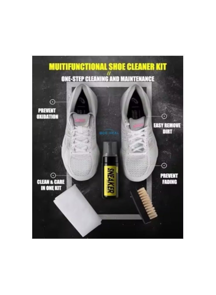 Premium Liquid Foam Shoe Cleaning Kit for Sneaker Cleaning, Waterless Foam Care Kit for Sneaker, Suitable for All Types of Shoes, Easy to Use Shoe Cleaning Solution - Image 2