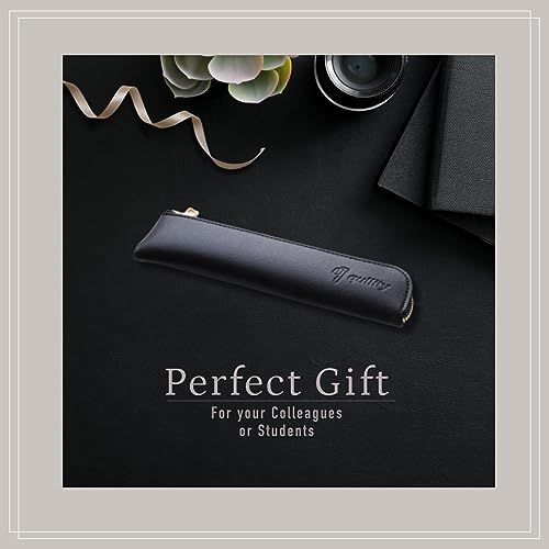 QULLITY Uni Metal Case + Uni Refill 0.5mm HB, Black slim pen case - Image 5