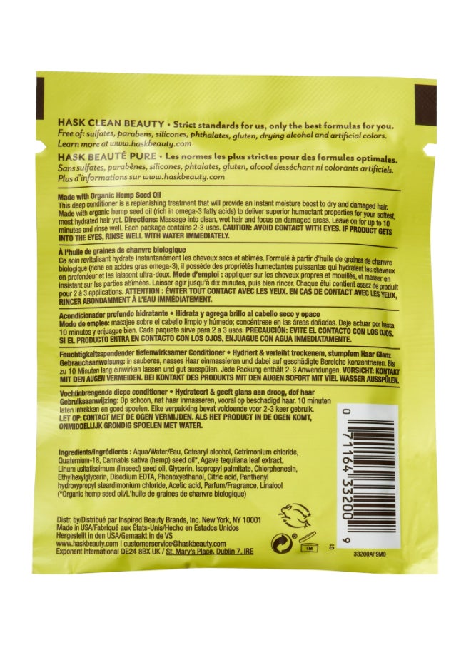 HASK Hemp Oil & Agave Moisturizing Deep Conditioner 50g  - Image 2