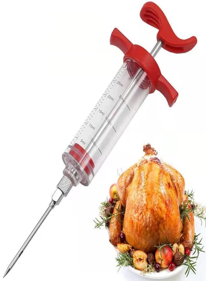 DKWIN Kitchen Injector for Meat, Meat Injector Syringe Marinade Turkey Seasoning Injector Syringe with Scales for Restaurant Hotel Home Kitchen BBQ Party Sauce Injector - Image 2
