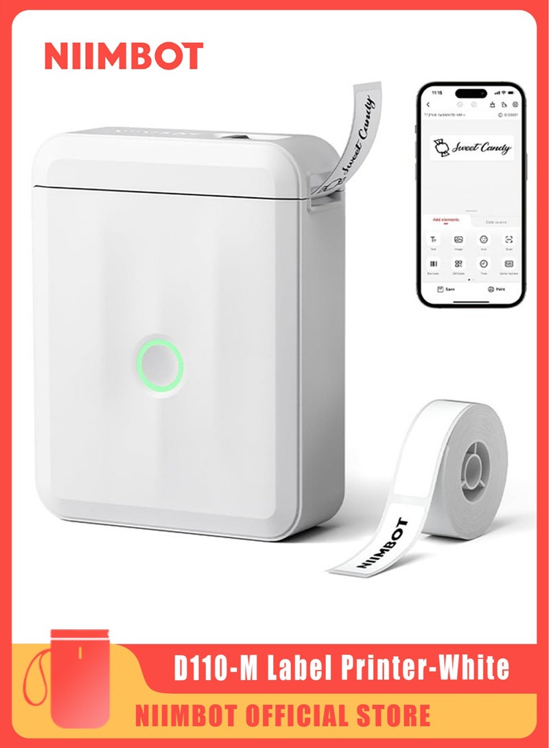 NIIMBOT D110 Upgraded Mini Label Maker - Portable Bluetooth Thermal Printer with Multiple Templates - Image 1