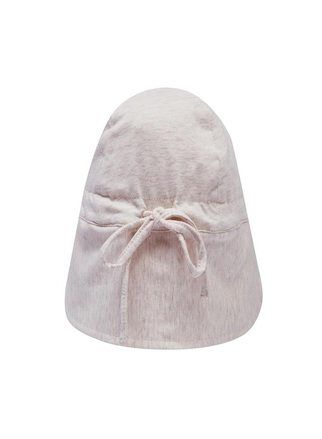 Snugtime Baby Cotton Flap Hat - Oatmeal (in, Age, 3 Months, 12 Months) - Image 3