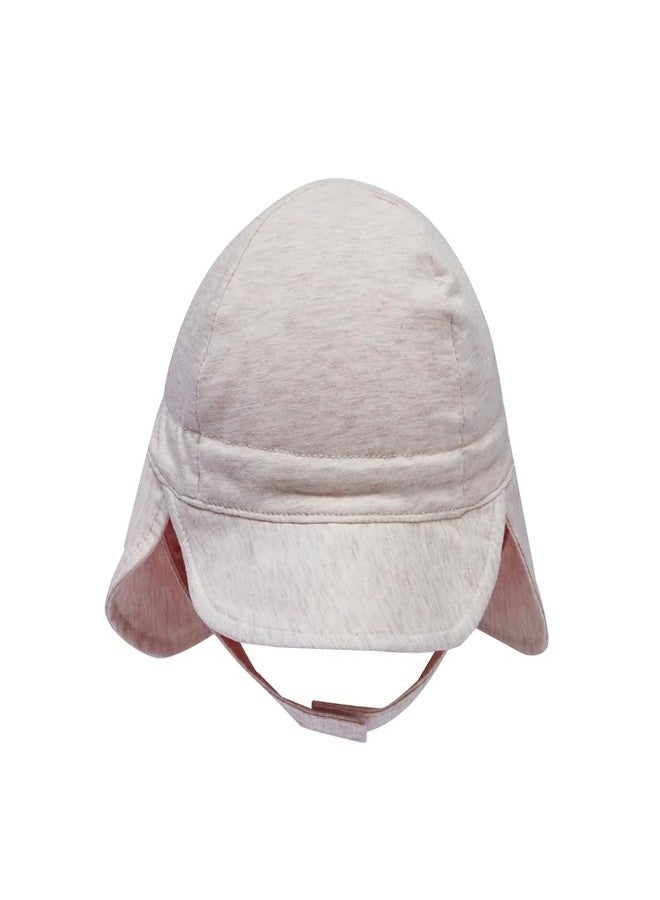 Snugtime Baby Cotton Flap Hat - Oatmeal (in, Age, 3 Months, 12 Months) - Image 1