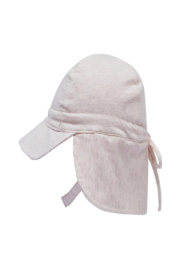 Snugtime Baby Cotton Flap Hat - Oatmeal (in, Age, 3 Months, 12 Months) - Image 2