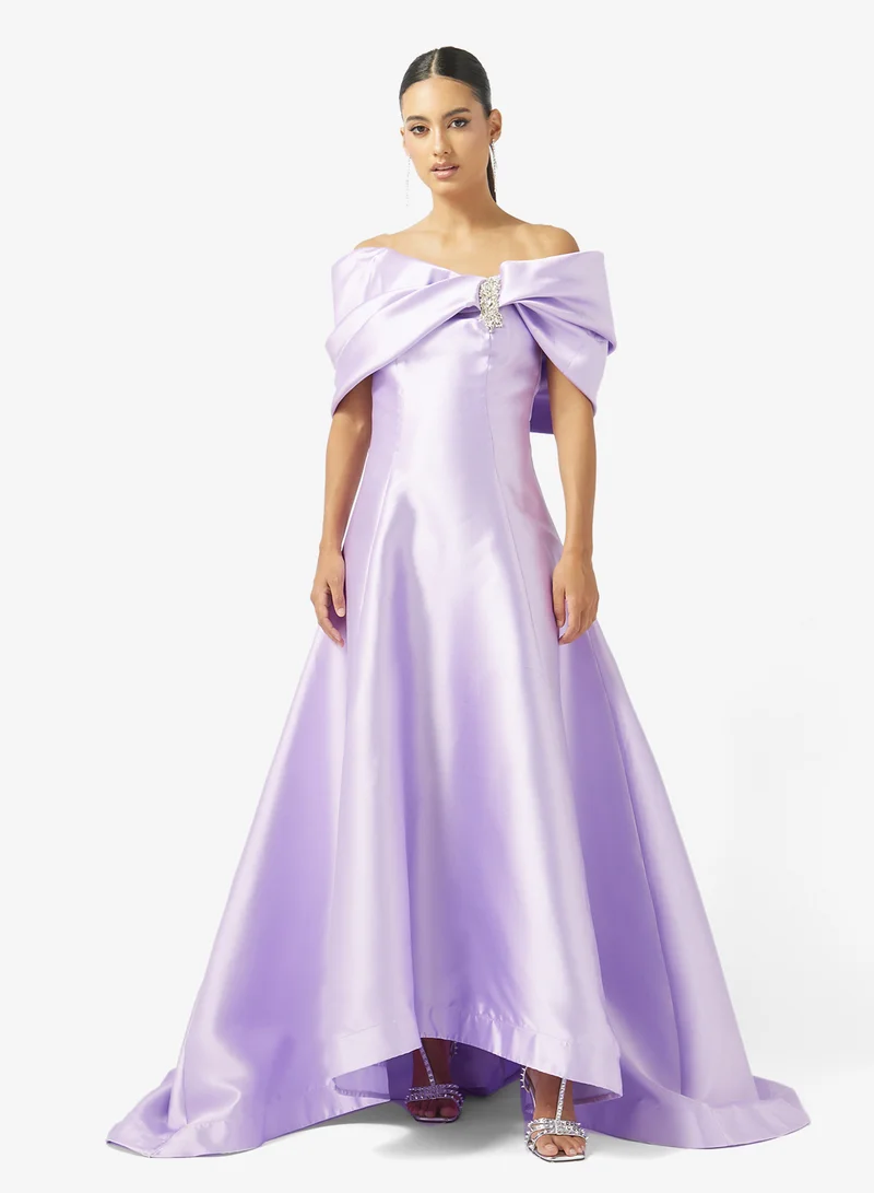 Off Shoulder Ball Gown