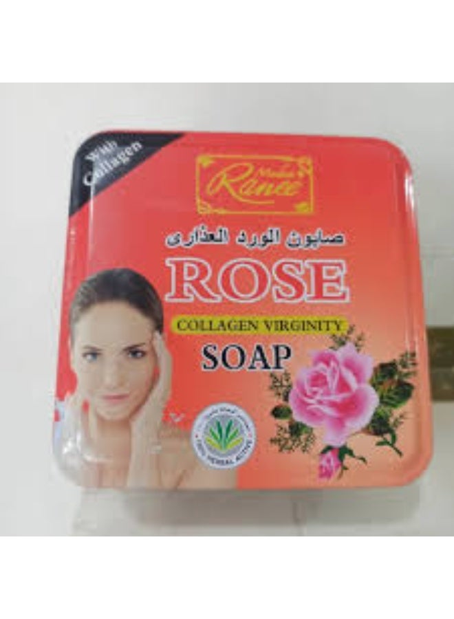 مدام راني صابونة  بالكولاجين والورد 100 جرام - Image 2