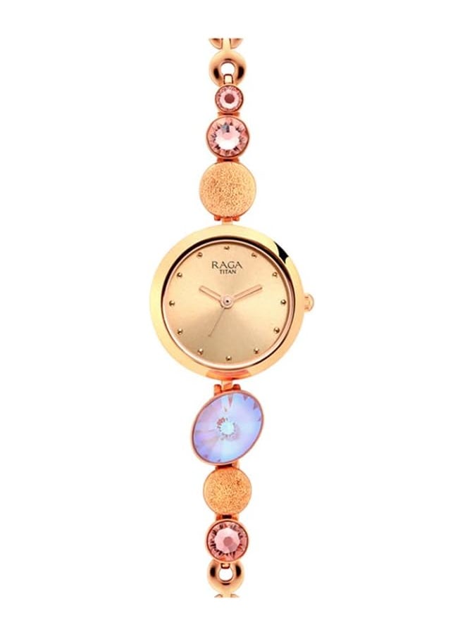 TITAN - Raga Moments Of Joy Analog Rose Gold Dial Women's Watch 2606Wm08 - Image 1