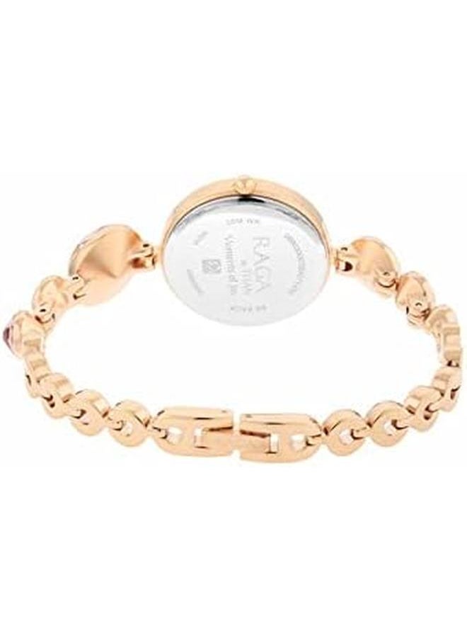 TITAN - Raga Moments Of Joy Analog Rose Gold Dial Women's Watch 2606Wm08 - Image 1