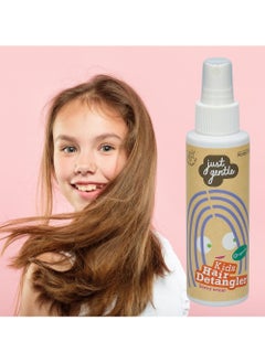 Just Gentle Kids Hair Detangler Spray - Fortified with Organic Argan Oil & 6 Fruit Extracts, Smooths & Conditions, Berry Scent, 100ml  - Image 4