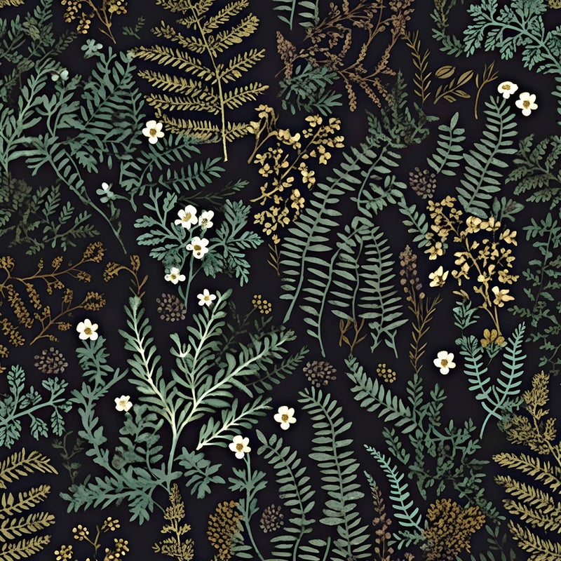 Black Gold Fern Peel and Stick Wallpaper Green Golden leaf Contact Paper 175 x 118 Botanical Jungle Wall Paper Murals Removable Self Adhesive Waterproof for Room Walls Shelf Cabinet Drawer Table