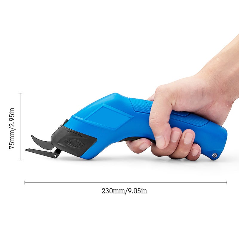 Cordless Electric Scissors Cutting Shears Tailoring Scissors USB Rechargeable Cloth Cutter Sewing Shear for Cutting Cotton Fabric / Carpet / Cloth - Image 4