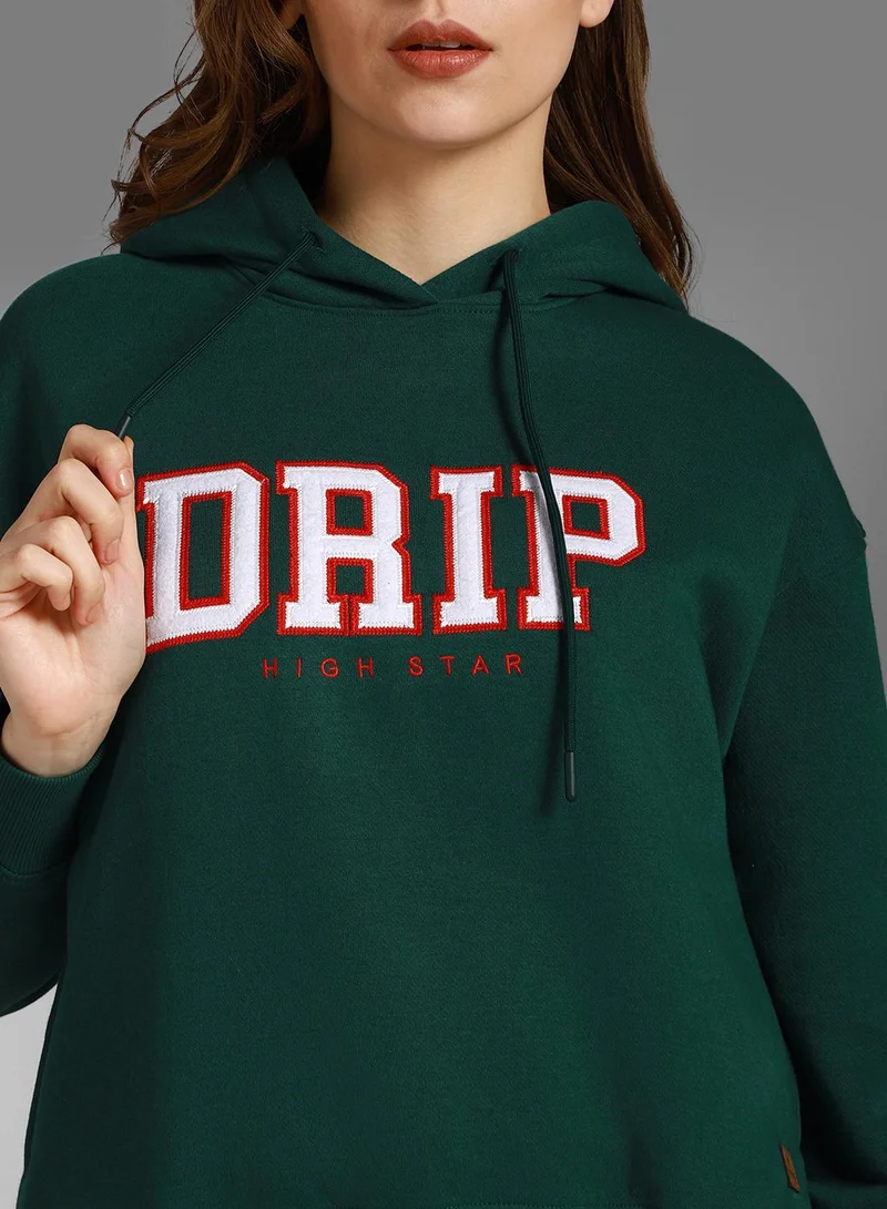 HIGH STAR Green Women Green Sweatshirt for Women | Best Price UAE