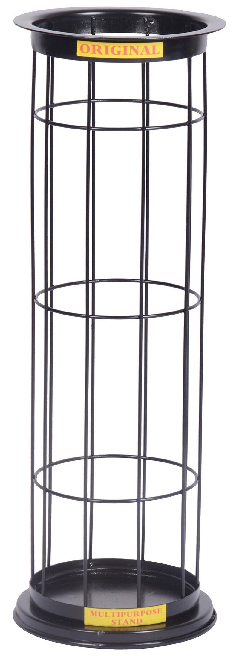 Bhaktee Metal Broom Stand, Black (1 Piece) - Image 2