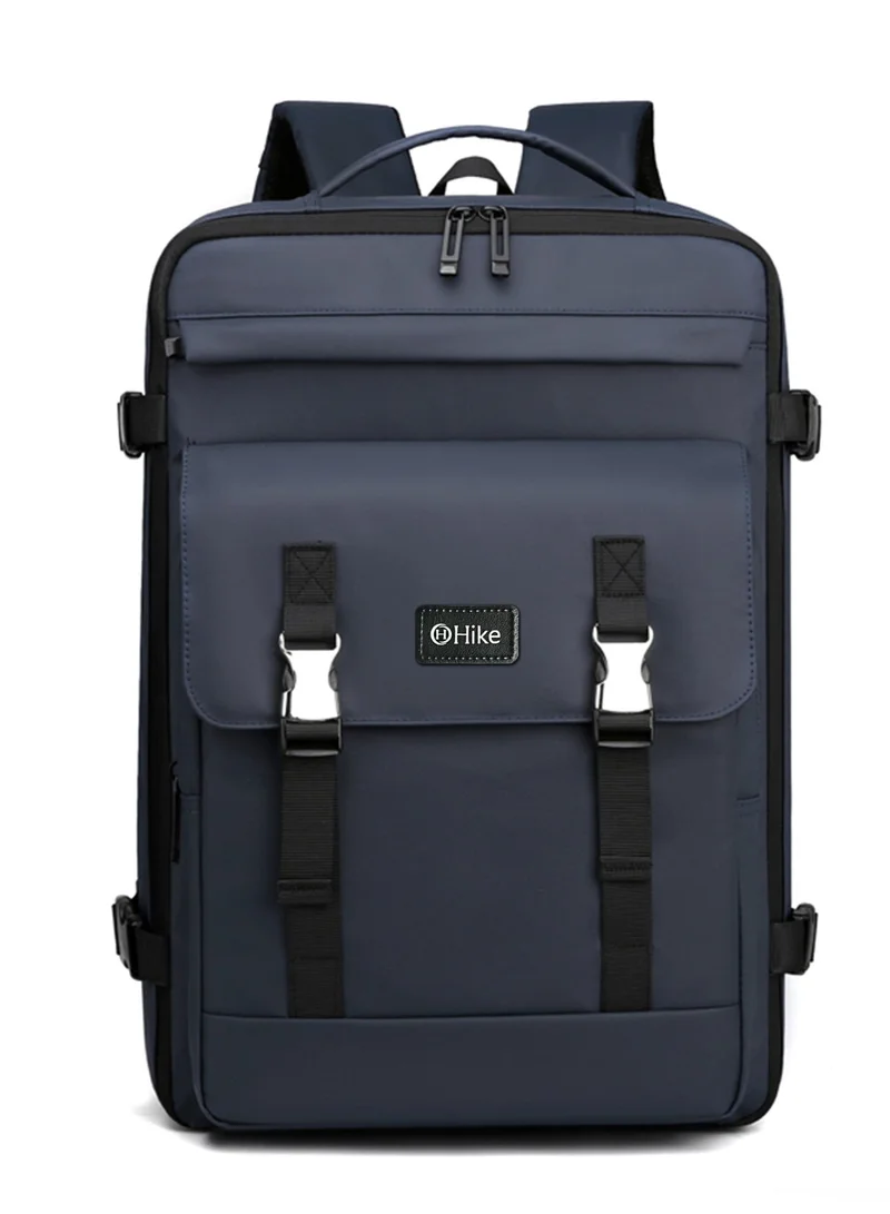 هايك Hike Unisex Expandable Laptop Backpack Water Resistant Daypack with Separate Laptop Compartment for Travel/Business/College, HK63011-1-BLUE